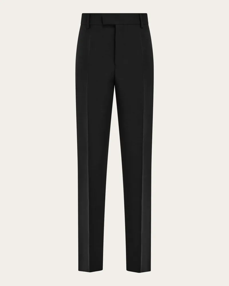 Ferragamo Herren Schneiderhose Schwarz Schwarz