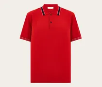 Herren Kurzärmliges Polohemd Rot