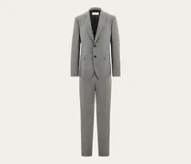 Herren Anzug in Glencheck Grau