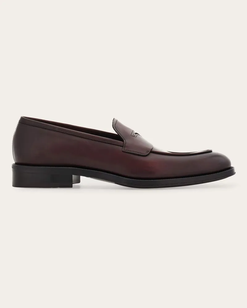 Ferragamo Herren Penny-Loafer Rot Größe Rot