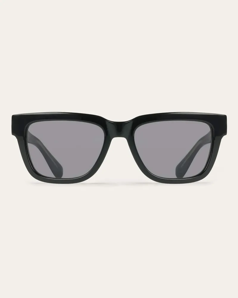 Ferragamo Herren Quadratische Sonnenbrillen Schwarz Schwarz