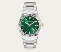 Herren F-80 Classic GMT Uhr Grün