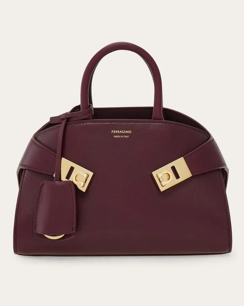 Ferragamo Damen Handtasche Hug (XS) Violett Violett