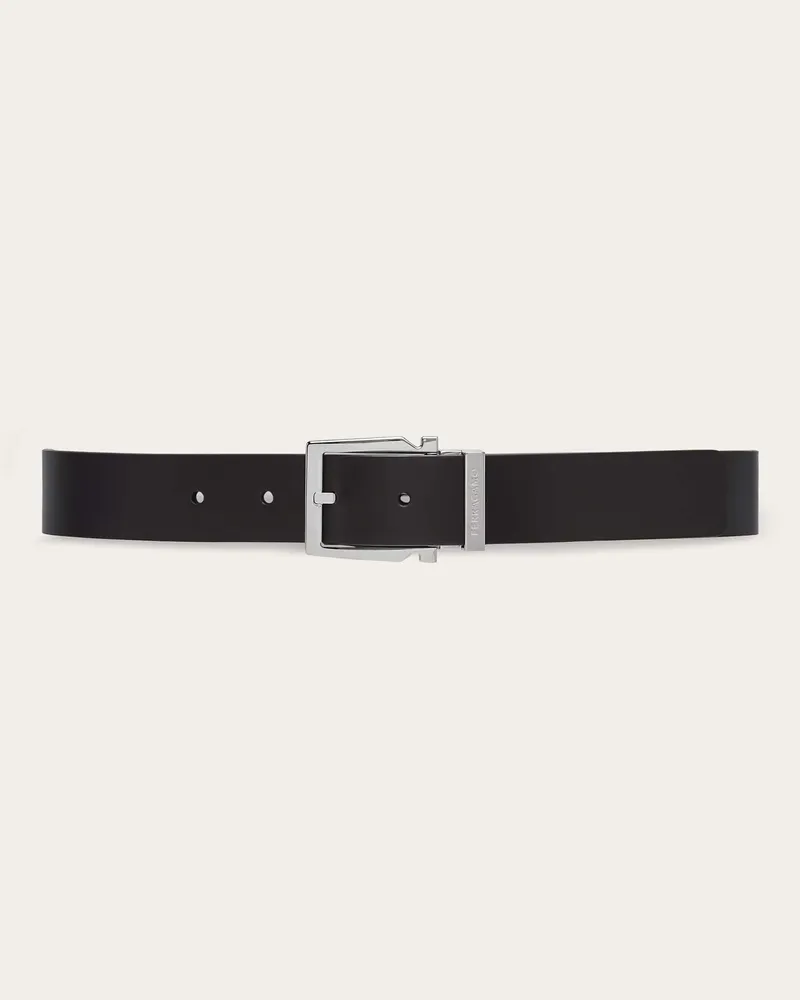 Ferragamo Herren Verstellbarer Wendegürtel Braun Braun