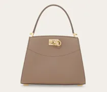 Damen New Ferragamo Studio Box Bag (XS) Beige