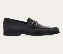 Herren Loafer mit Gancini-Ornament Schwarz Größe