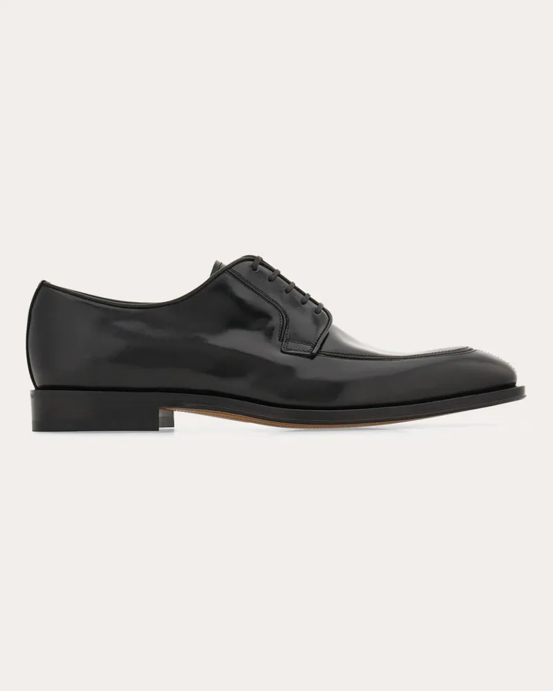Ferragamo Herren Derby-Schuh Schwarz Größe Schwarz