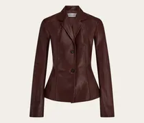 Damen Lederjacke Braun