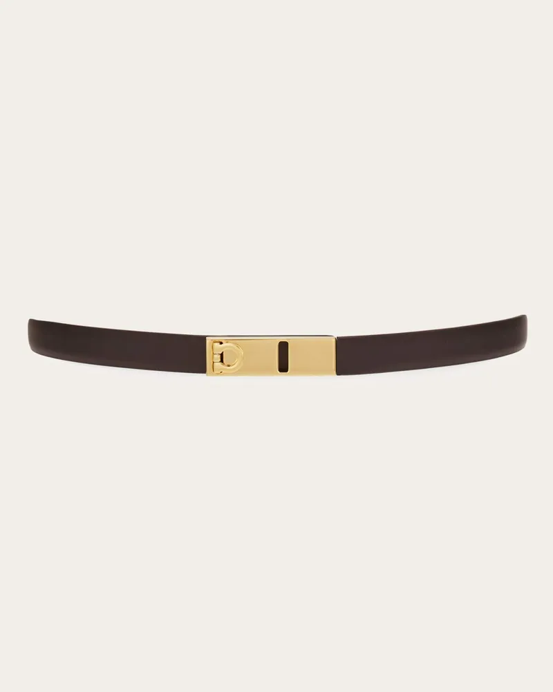 Ferragamo Damen Verlängerbarer Gürtel Hug Braun Braun