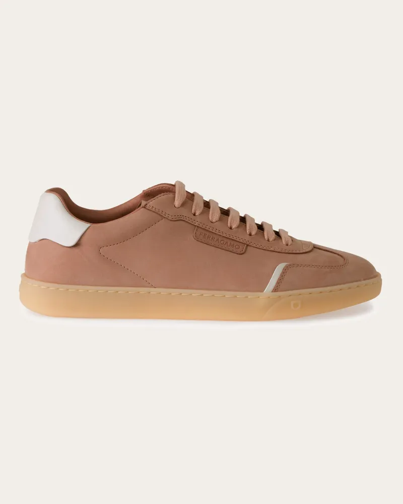 Ferragamo Damen Low-Top-Sneaker Rosa Größe 5 Rosa