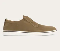 Herren Slip-on-Derby Braun Größe