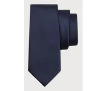 Herren Krawatte aus Seide Blau