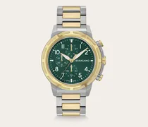 Herren Ferragamo Sport Chrono Uhr Gold