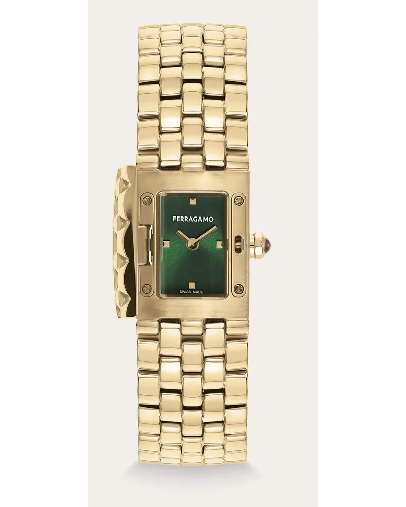 Ferragamo Damen Ferragamo Secret Uhr Grün Grün