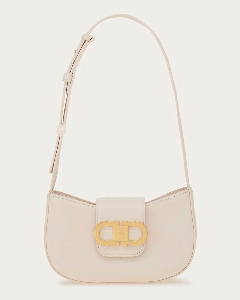 Ferragamo Damen Doppel-Gancini-mini-bag Rosa Rosa