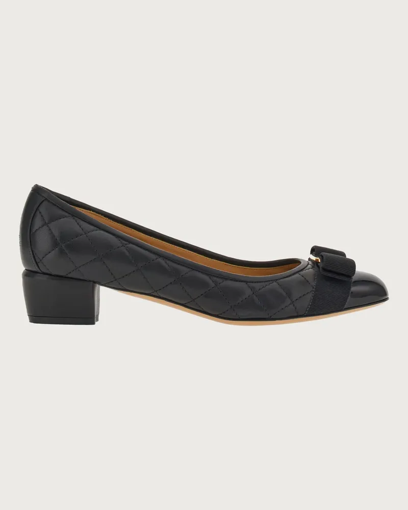 Ferragamo Damen Vara Pumps Schwarz Größe 5 Schwarz