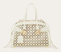 Damen Hug Handtasche (M) Weiß