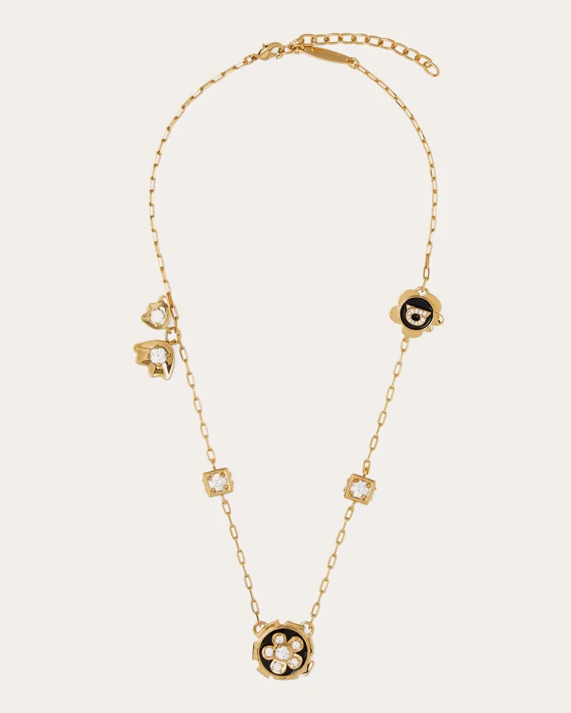 Ferragamo Damen Halskette mit Anhängern Gold Gold