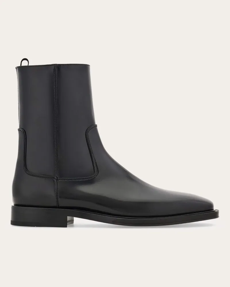 Ferragamo Herren Stiefelette Schwarz Größe Schwarz