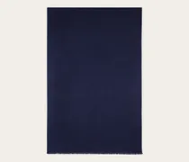 Damen Stola mit Gancini-Detail Blau
