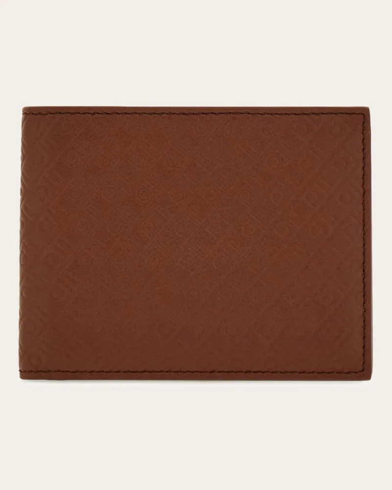 Ferragamo Herren Ferragamo Monogram Brieftasche Braun Braun