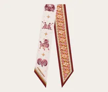 Damen Mini-Bandeau-Tuch mit Horoskop-Print Rot