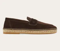 Herren Espadrille-Loafer Braun Größe