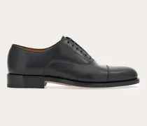 Herren Tramezza Captoe-Oxford-Schuh Schwarz Größe