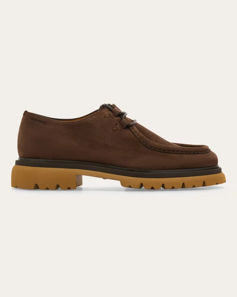 Ferragamo Herren Derby-Schuh Braun Größe Braun