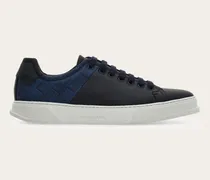 Herren Low-Top-Sneaker Blau Größe