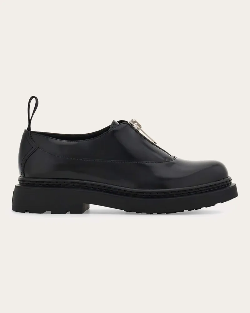 Ferragamo Damen Schuh mit Reißverschluss Schwarz Größe Schwarz