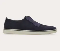 Herren Slip-on-Derby Blau Größe