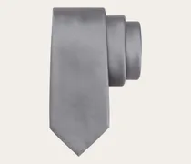 Herren Krawatte aus Seide Grau