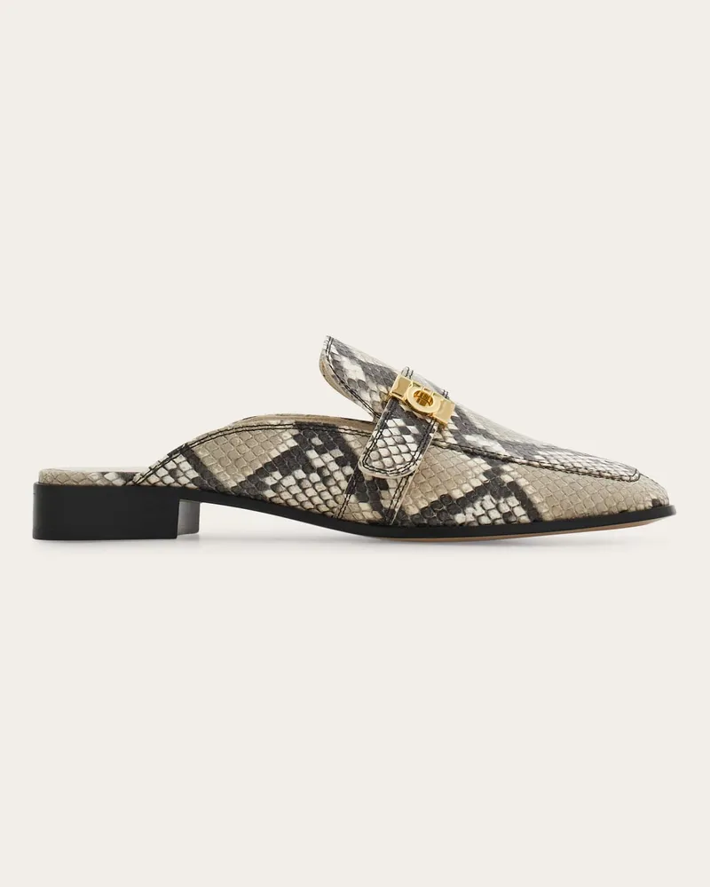 Ferragamo Damen Mule mit Hug-Schnalle Grau Größe Grau
