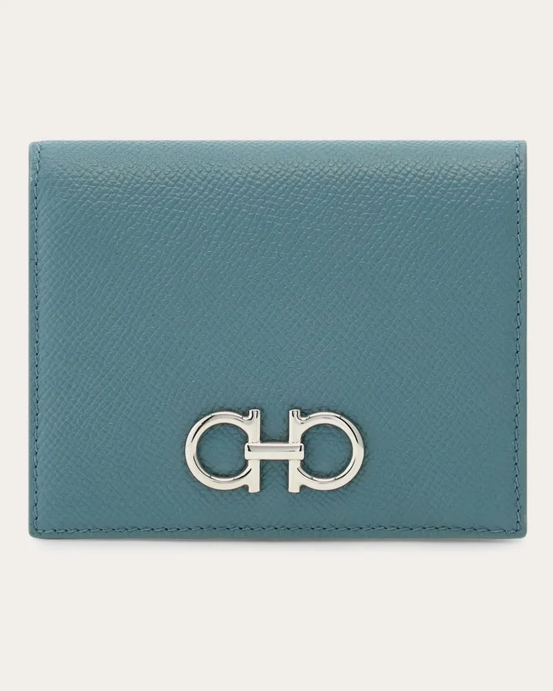 Ferragamo Damen Gancini Portemonnaie Grün Grün