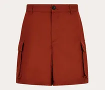 Herren Cargo-Bermudashorts Rot