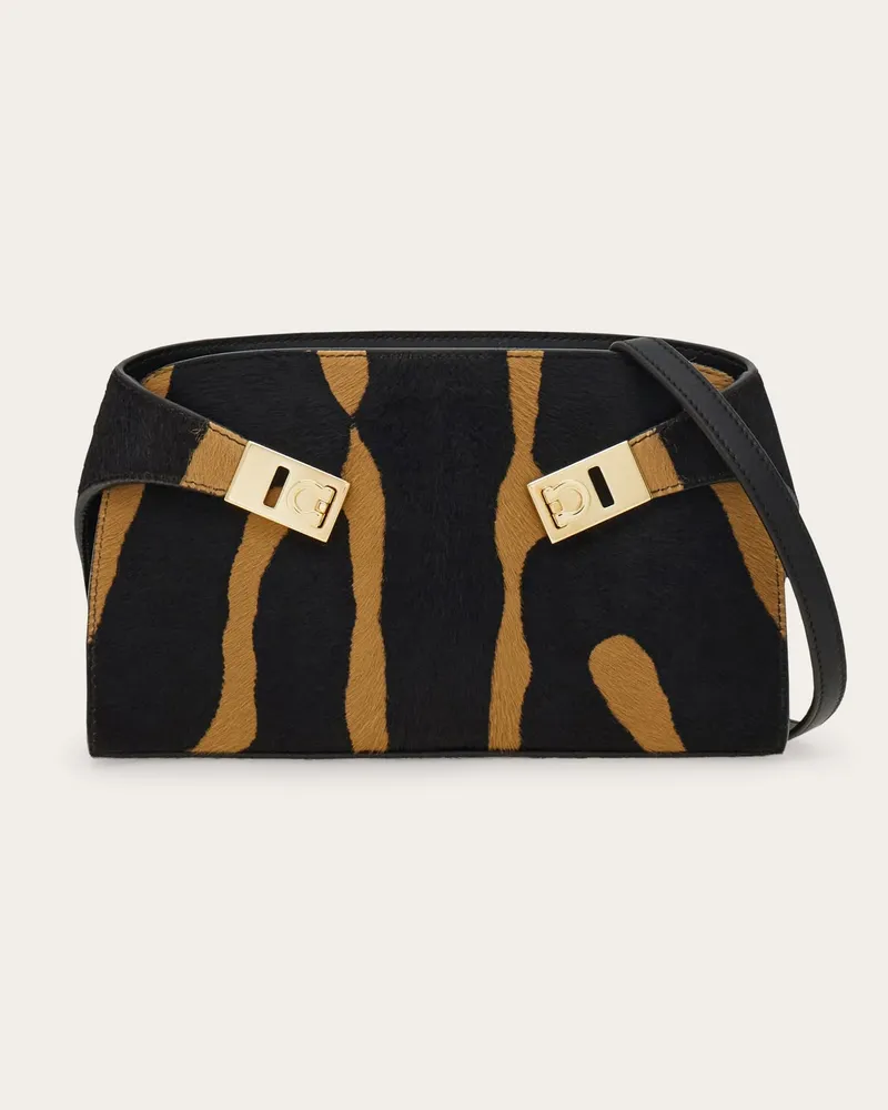 Ferragamo Damen Umhängetäschchen Hug Braun Braun