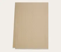 Damen Gancini-Stola in Jacquard-Verarbeitung mit Lurex Beige
