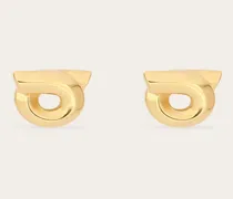 Damen Gancini-Ohrringe (M) Gold