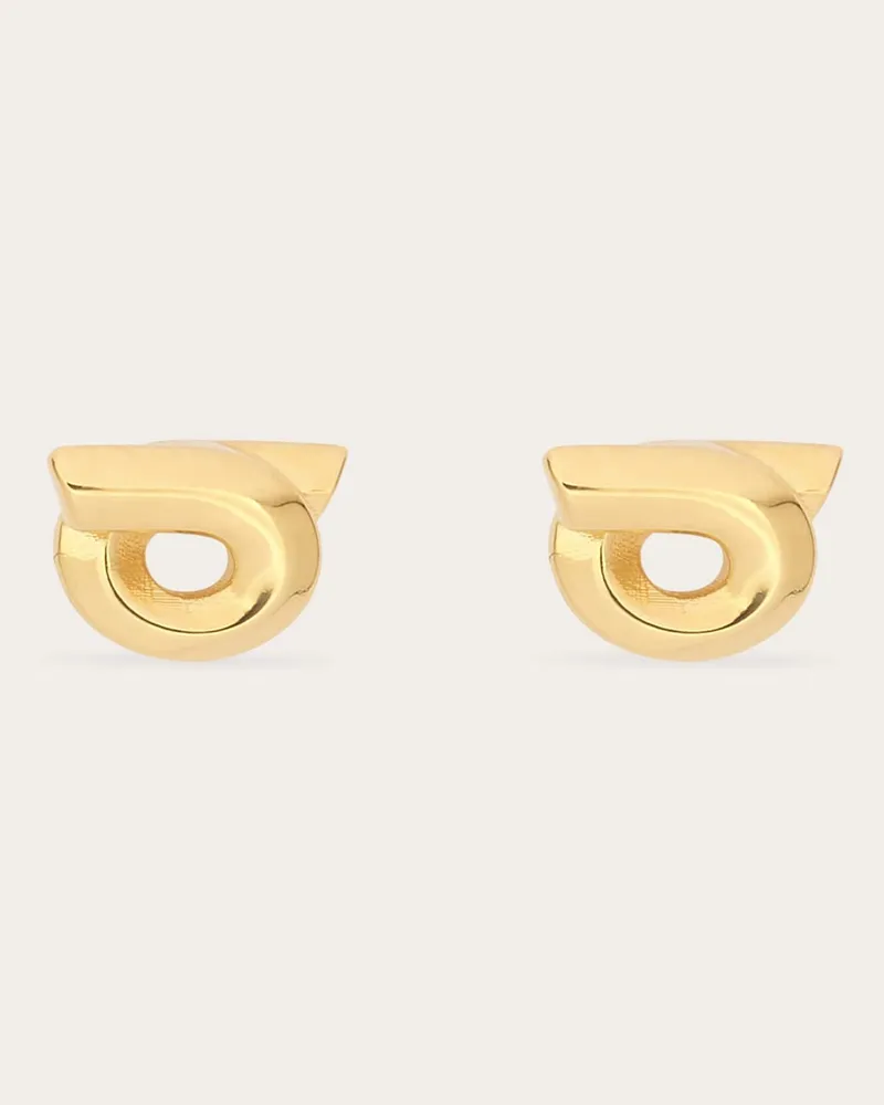 Ferragamo Damen Gancini-Ohrringe (M) Gold Gold