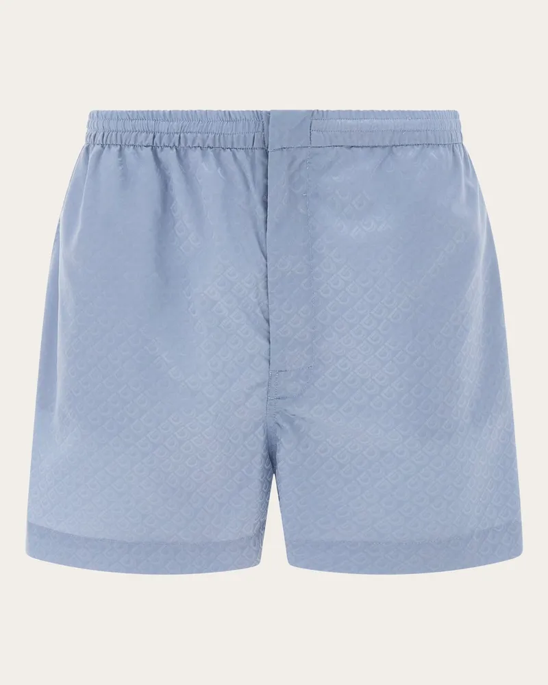 Ferragamo Herren Badehose Blau Blau