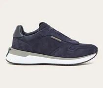 Herren Low-Top-Sneaker Blau Größe
