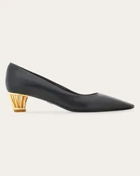 Ferragamo Pumps mit Käfigabsatz Schwarz