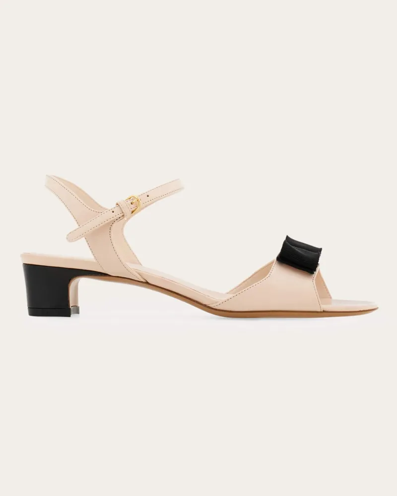 Ferragamo Damen Sandalen mit Vara-Schleife Rosa Größe Rosa
