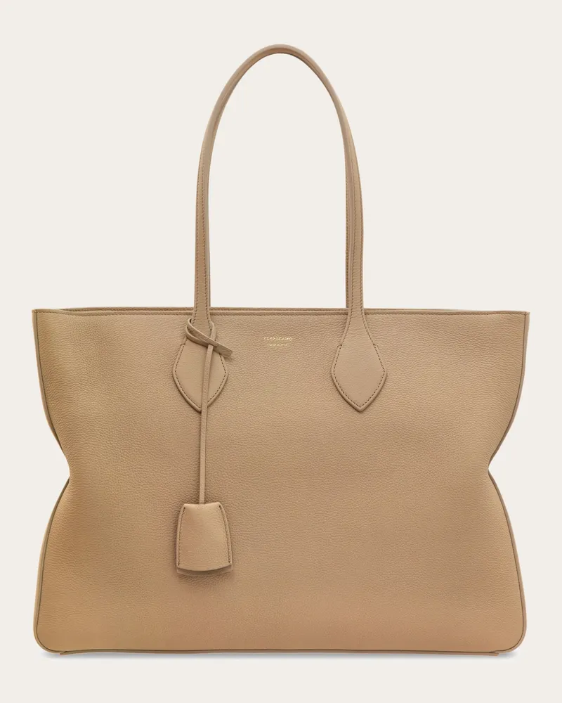 Ferragamo Damen Cabas star-shaped (L) Beige Braun
