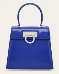 Ferragamo Iconic Top Handle (S Blau