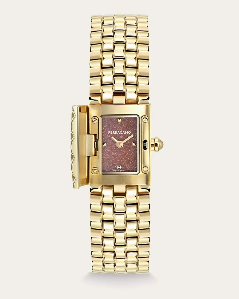 Ferragamo Damen Ferragamo Secret Uhr Red Red