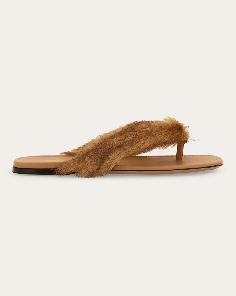 Ferragamo Damen Flip-Flop Braun Größe Braun