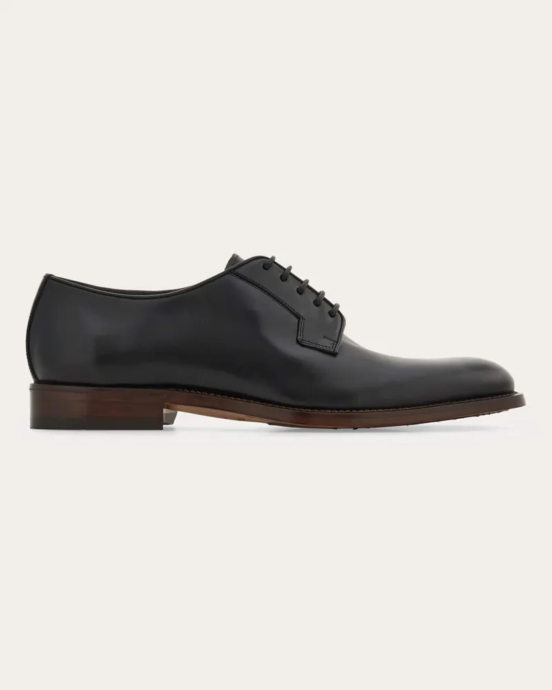 Ferragamo Herren Derby-Schuh Schwarz Größe Schwarz