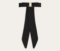 Damen Haarspange mit Vara-Schleife Schwarz